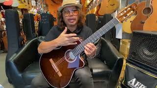 Video thumbnail for Godin Arena PRO Bourbon Burst CW EQ Review by Low Kia Soon