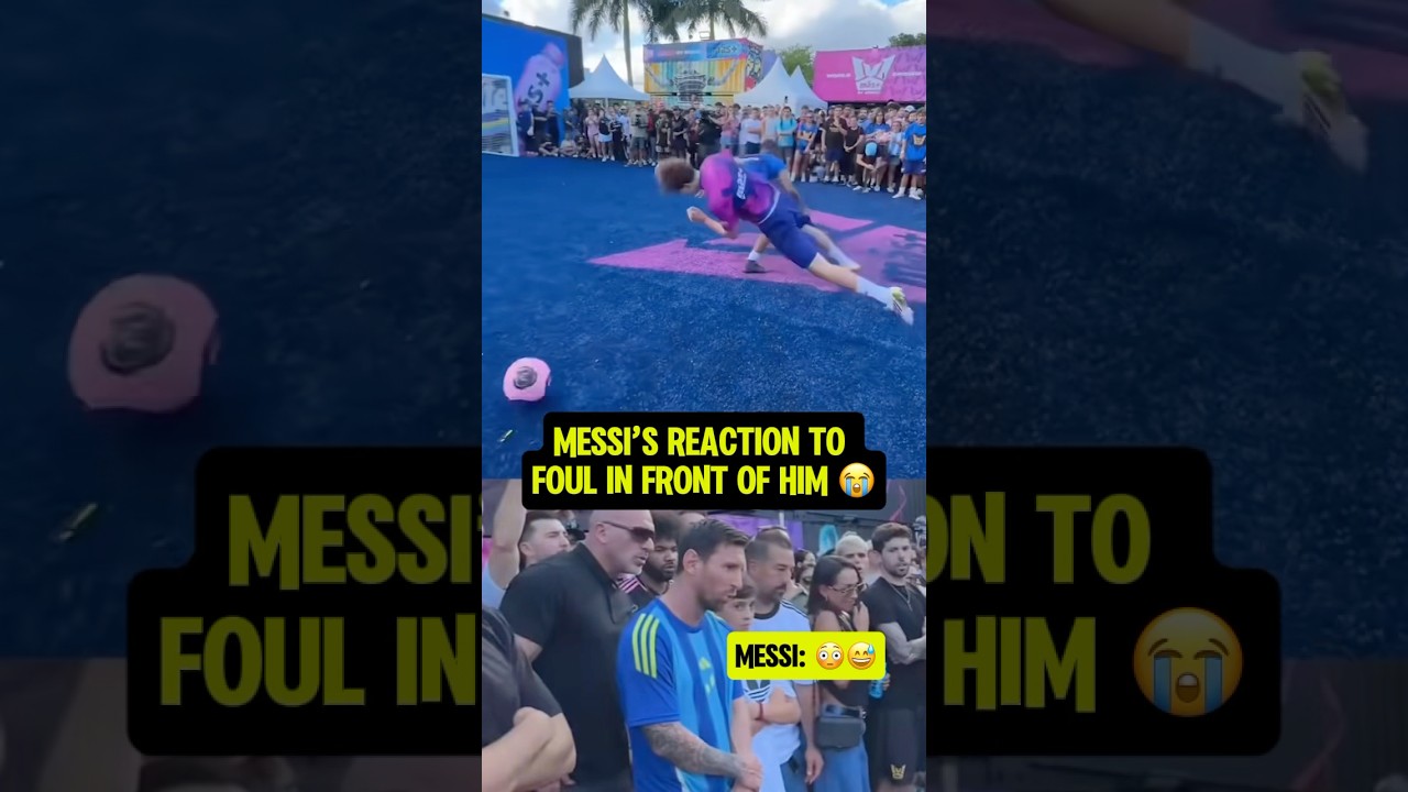 Not in front of Messi man 😭