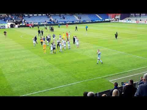 SønderjyskE fejrer 2-1 sejer mot Randers FC i sæsonstarten 14. Juli 2019 på Sydbank Park