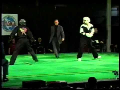 Jason Bourelly vs Michael Pombeiro 2001 Charlie Lee Karate Tournament