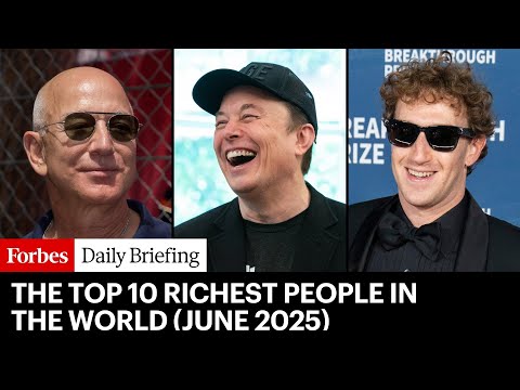 The Top 10 Richest People In The World – June 2025