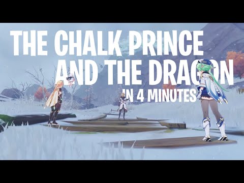 Genshin Impact The Chalk Prince and The Dragon (Full Story) All Cutscenes Full Movie