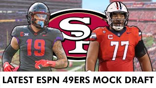 ESPN NFL Mock Draft By Mel Kiper Has The 49ers Taking THESE NFL Draft Prospects | 49ers Mock Draft