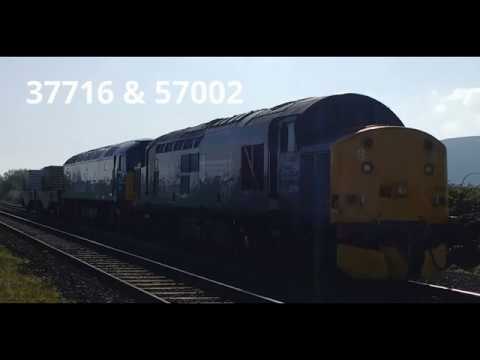 Prestatyn  3.5.2017 - DRS 37716 & 57302 Rail Express on Valley flasks - Class 37 57