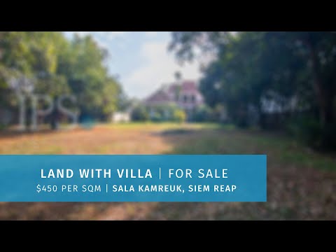2906 Sqm Land with 5 Bedroom Villa For Sale -  Sala Kamreuk, Siem Reap thumbnail