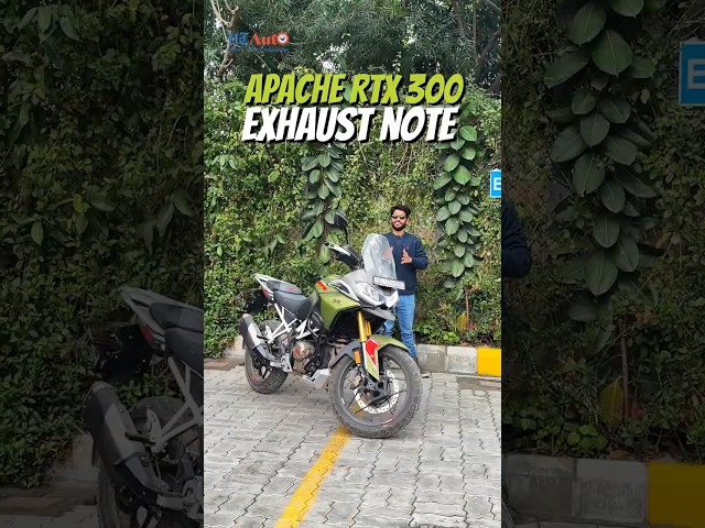 TVS Apache RTX 300 Exhaust Sound Check #bike