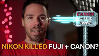 The CINEMATIC CAMERA CONSPIRACY (Nikon KILLED Fuji & Canon's Video) 💀