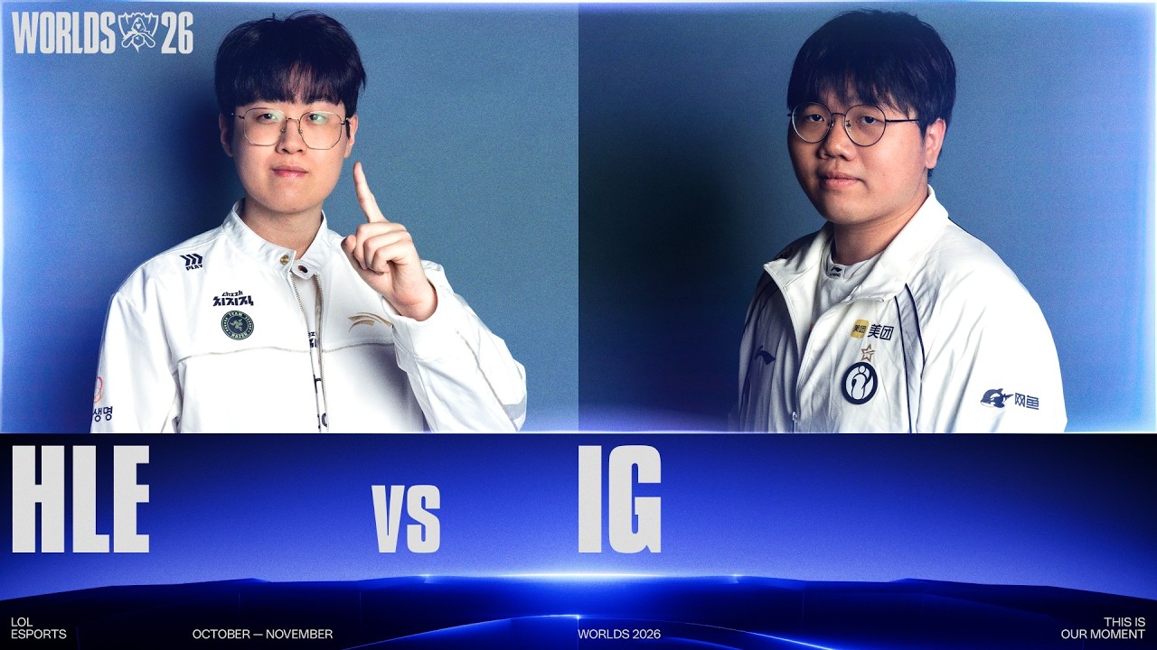 Vídeo: 🎬 IG vs. HLE | WORLDS 2026 | Swiss Stage | Day 03