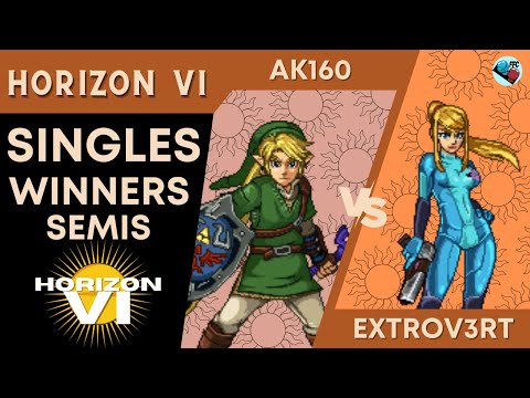 SC AK160 (Link) vs AFM Extrov3rt (Zero Suit Samus) - SSF2 Winners Semis - Horizon VI