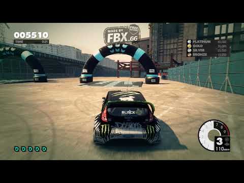 DiRT 3 GYMKHANA ACADEMY, JUMP TUTORIAL, DC COMPOUND