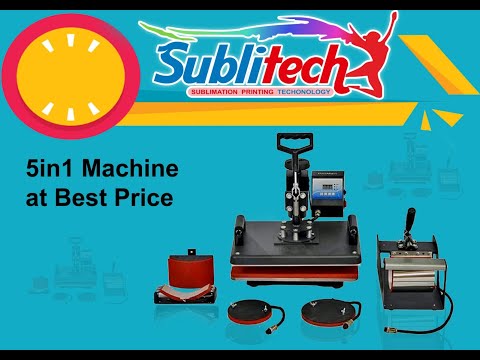 5 in 1 Combo Heat Press Machine