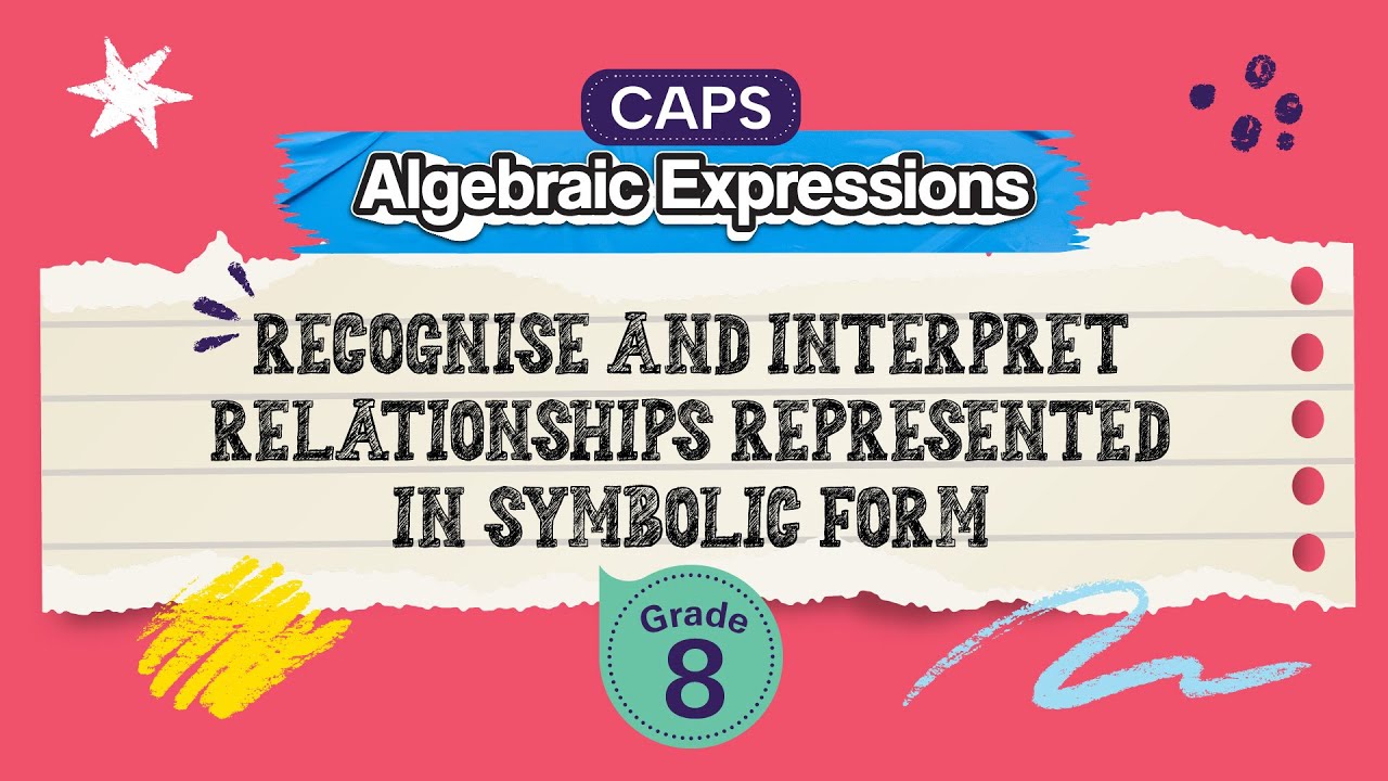 Recognise and Interpret Relationships Represented in Symbolic Form