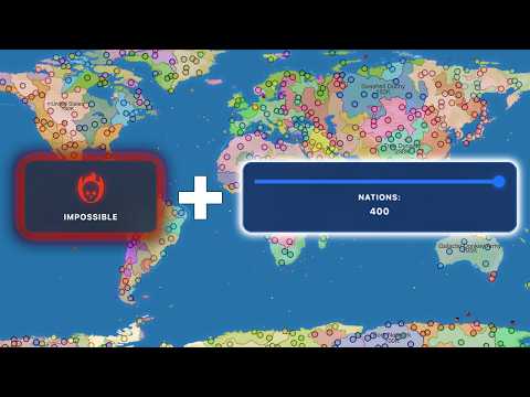 Can I Beat 400 IMPOSSIBLE Mode Nations? | OpenFront.io v30