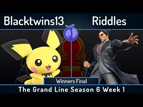 GL S6W1 | Blacktwins13 (Pichu) vs Riddles (Kazuya) | Winners Final | SSBU Smash Ultimate