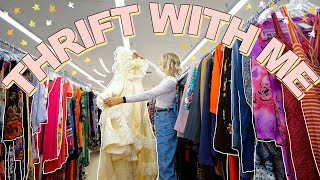 COME THRIFT WITH ME FOR A WEDDING DRESS