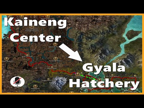 Running from Kaineng Center to Gyala Hatchery