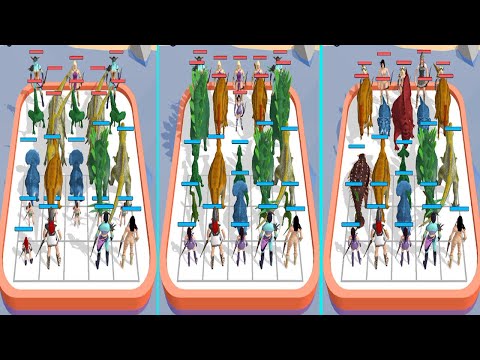 Dinosaur Merge : Master Battle #9 - Android Gameplay - YouTube