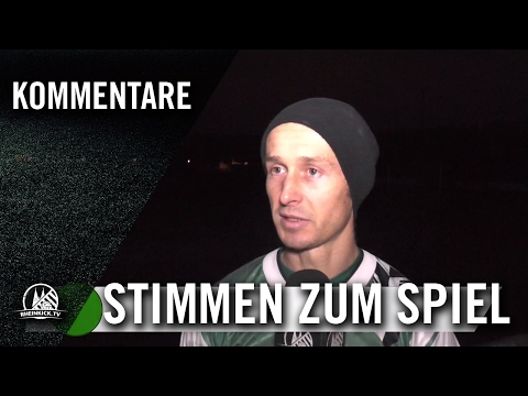 S. Lenhart, H. Wolff (beide Horremer SV III) und M. Mamet (ESV Horrem) - Die Stimmen zum Spiel