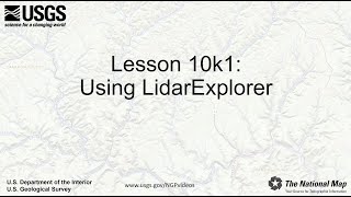 Lesson 10k1 - Using LidarExplorer