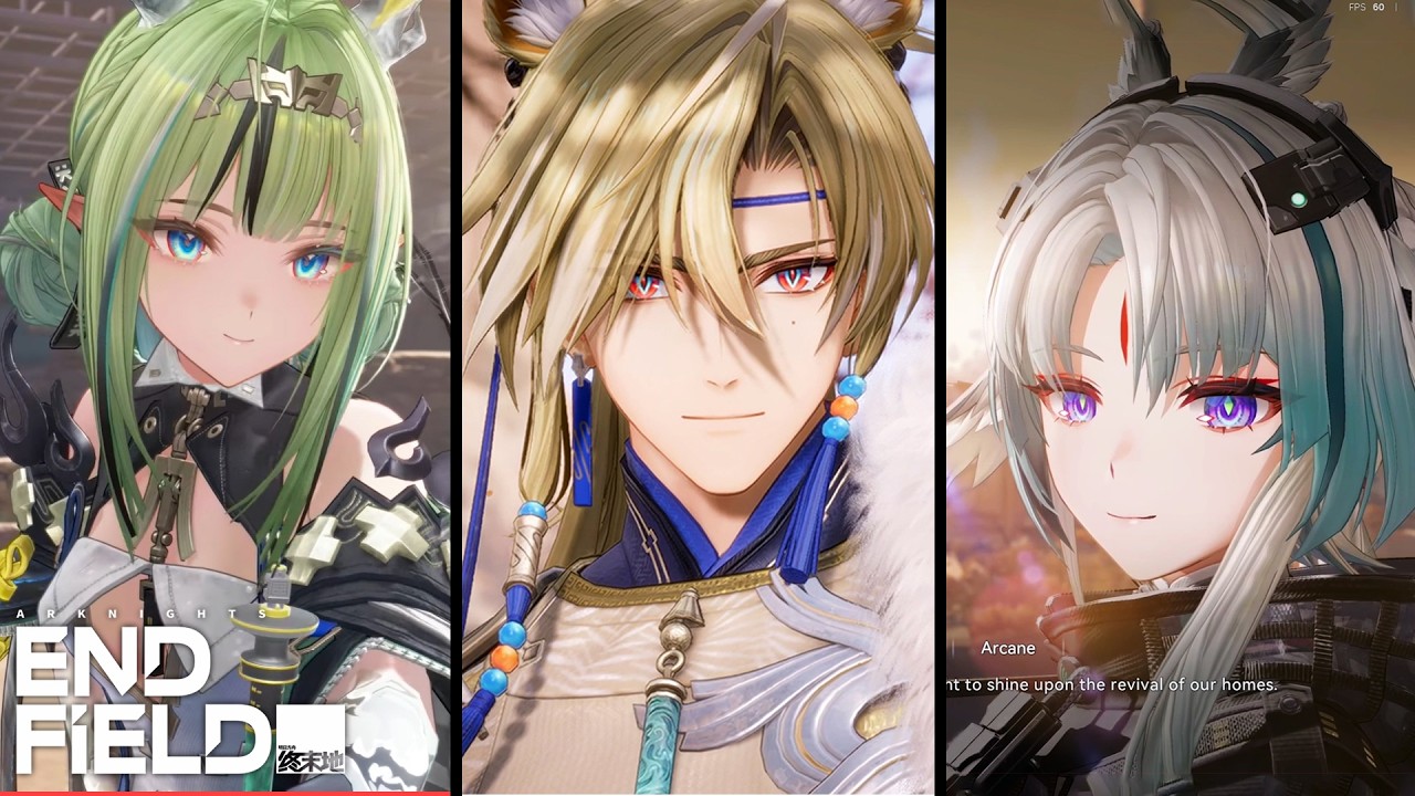 Arknights Endfield 1.6 - All Cutscenes & Bosses (Main Story Sanctuary of Ink)