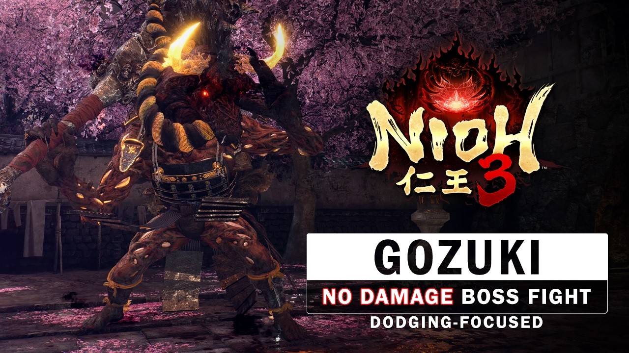 Nioh 3 - Gozuki Boss Fight (No Damage)