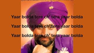 Download lagu Tera yaar bolda - SURJIT BINDRAKHIA - punjabi song - lyrics mp3
