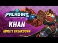 Paladins - Ability Breakdown - Khan, Primus of House Aico