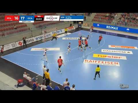 Spiel-Zusammenfassung Pfadi Winterthur vs. GC Amicitia Zürich 38:36 (16:16)