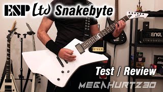 Video thumbnail for ESP LTD Snakebyte - Test/Review by megahurtz30