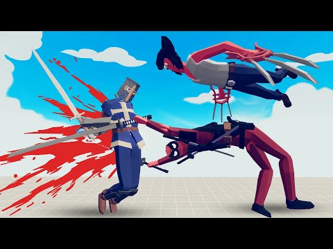 WOLVERINE + DEADPOOL vs EVERY UNIT | Totally Accurate Battle Simulator-TABS