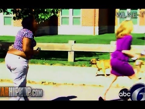 News Reporter attacked by Pitbulls in Rhode Island *BEST QUALITY VERSION*