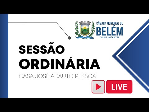 Sessão Ordinária | 21-10-2025 | Câmara de Vereadores de Belém PB