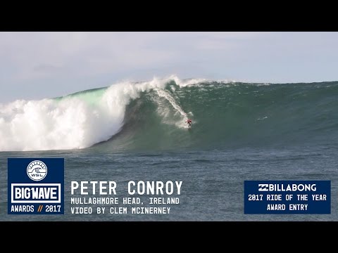 Peter Conroy at Mullaghmore - 2017 Billabong Ride of the Year Entry - WSL Big Wave Awards