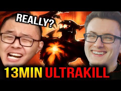 Miracle- Shadow Fiend VS MidOne Luna - 13 Minutes ULTRAKILL Dota 2 7.07b