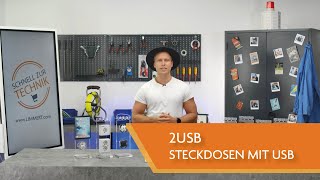 2USB | Die kompatible Schuko Steckdose mit USB