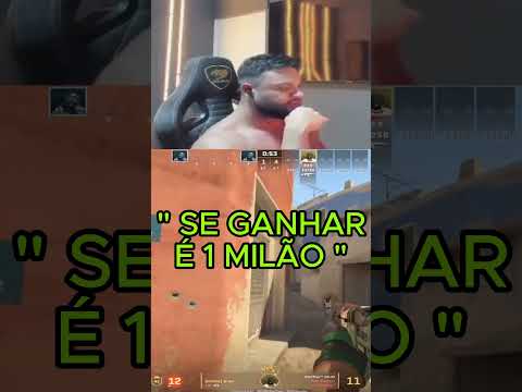 FNX 🔥 Fazendo ace clutch no CS2 valendo 1 milhão de reais #shorts #fnx #cs2 #cs #clutch #aceclutch