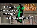 Mortal Kombat 1 - Secret Boss Fight: How To Challenge Reptile
