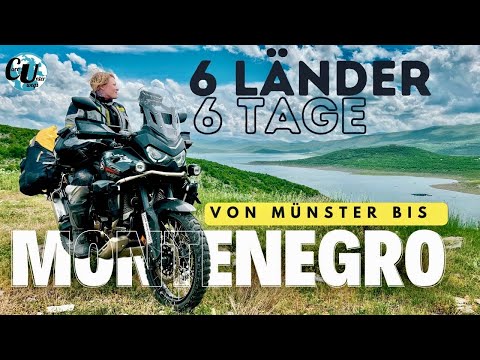 6 TAGE - 6 LÄNDER | Motorradreise Münster bis Montenegro | 4K