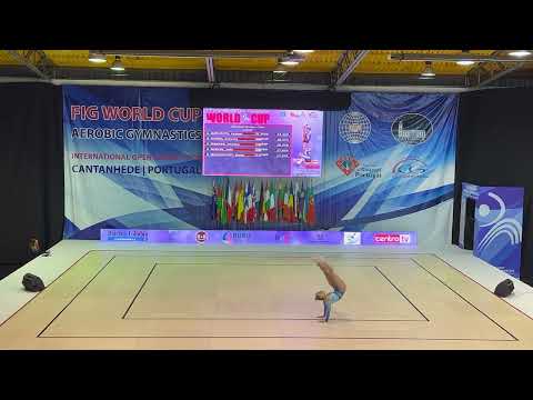 Open Aerobic Gymnastics Cantahede 2022 IW AG2 GBR4 LAWRENCE Lola