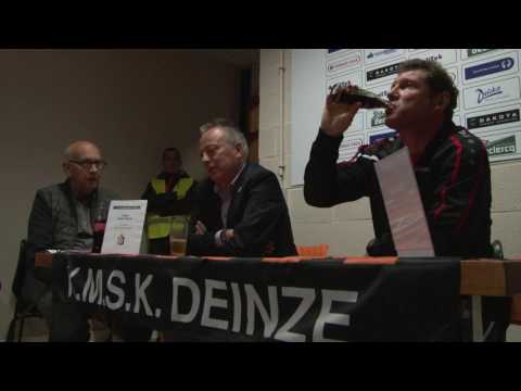 Persconferentie KMSK Deinze - K.V.V. Coxyde (2016.10.15)