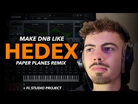 MAKING SCREECHY JUMP UP DNB LIKE HEDEX - PAPER PLANES | DRUM & BASS BOOTLEG REMIX TUTORIAL