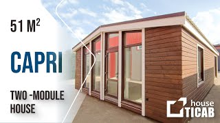 بيع منزل متنقل Modular house model Capri, 51 m2, manufacturer TM TICAB HOUSE - صورة 5 | Autoline EG جديد منزل متنقل Modular house model Capri, 51 m2, manufacturer TM TICAB HOUSE | صورة 5 - Autoline