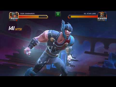 Thor Ragnarok vs Labyrinth Star-Lord | Marvel Contest of Champions