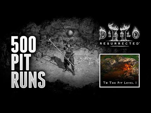 25 Hours | 500 Pit Runs | 420% MF - Diablo 2 Resurrected (D2R)