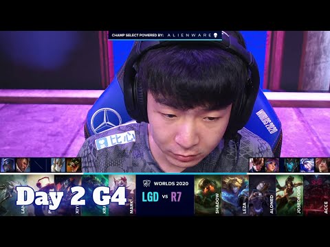 LGD vs R7 | Day 2 Play-Ins S10 LoL Worlds 2020 | LGD Gaming vs Rainbow 7 Full Game