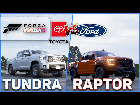 Forza Horizon 5 - Toyota Tundra TRD Pro VS Ford Raptor