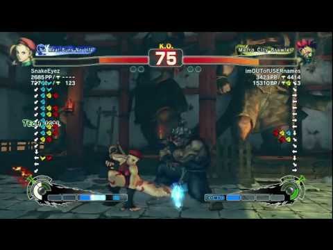 SSF4 AE 2012: SnakeEyez (Cammy) vs imOUTofUSERnames (Akuma)