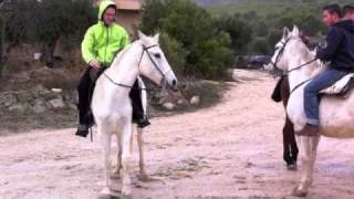 preview picture of video '27-11-2010. Angel y Arturo a caballo en Moratalla'