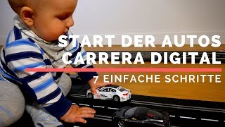 Carrera Digital für Anfänger - Start der Autos, Vorbereitung, Programierung. Tutorial, Anleitung.