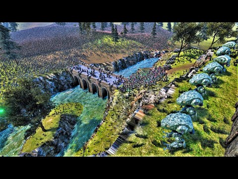 SCI-FI ARMY DEFENDS CASTLE FROM MASSIVE ZOMBIE HORDE - Ultimate Epic Battle Simulator